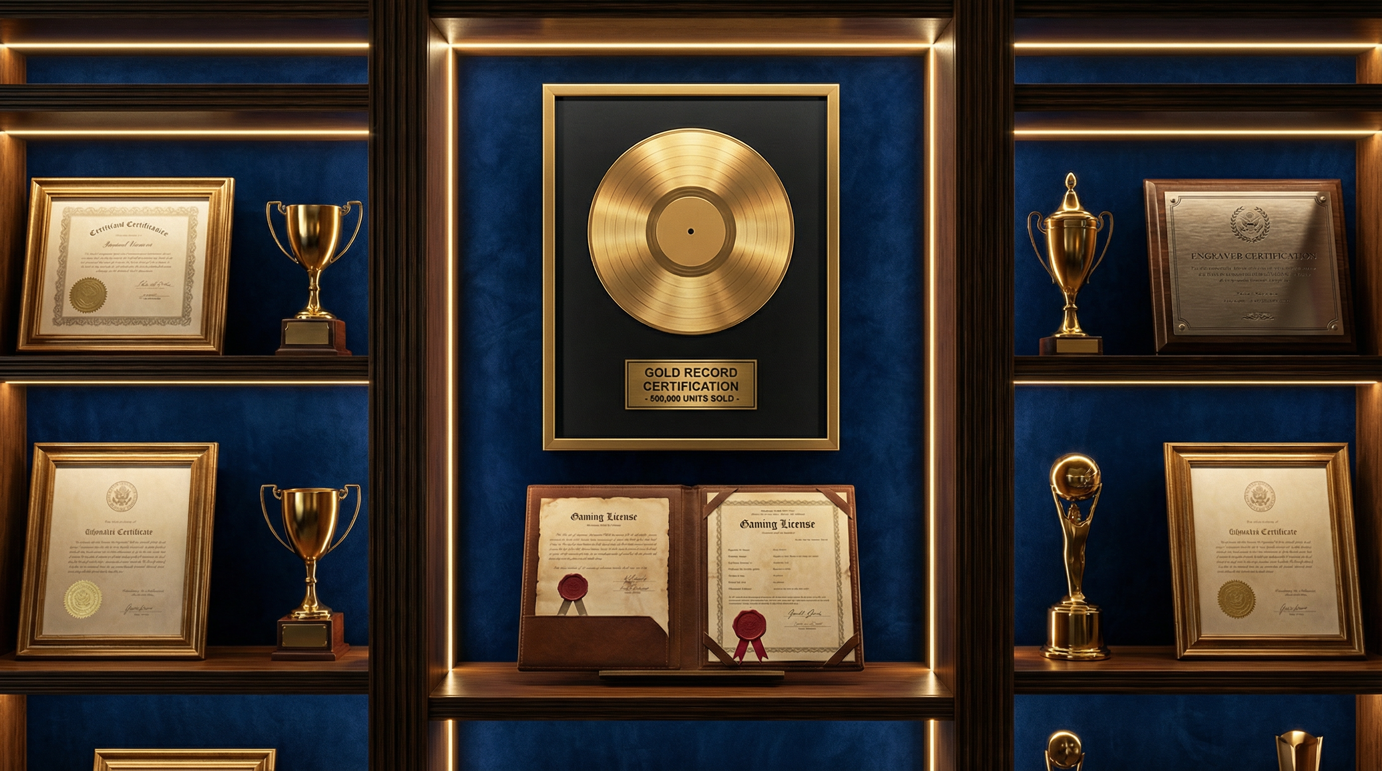 fc电子 - 平台授权证书与行业奖项展示